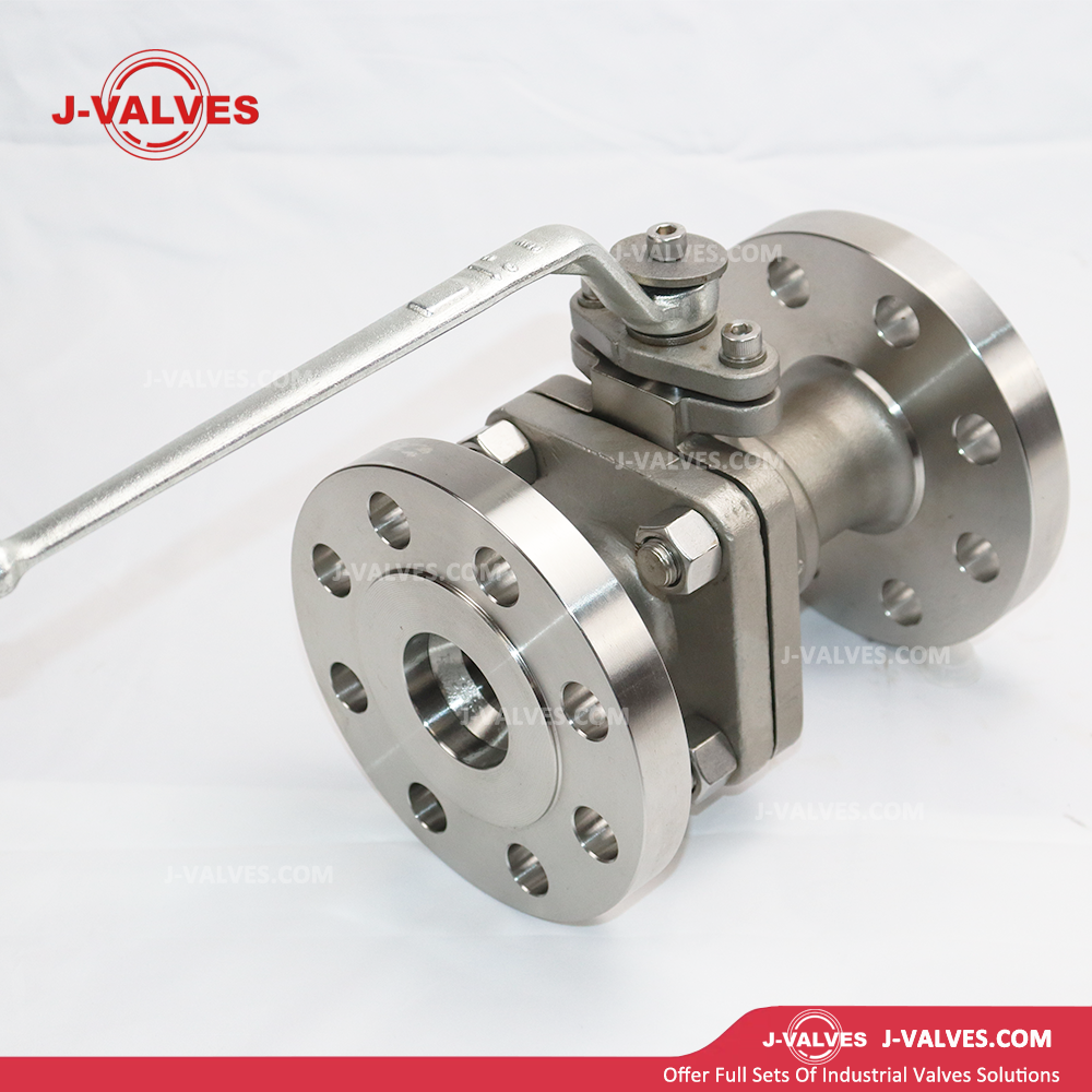 J-Valves China 2PC Flange End Stainless Steel CF8/CF8m/CF3/CF3m Reduce Bore Floating Ball Valve