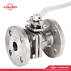 J-Valves China Stainless Steel CF8/CF8m 2PC Full Port End ANSI with Mounting Pad Ball Valve Flange