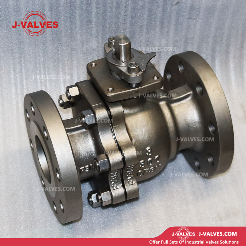 J-Valves Made in China ANSI Class Stainless Steel CF8/CF8m 2PC Flange End Manual Ball Valve