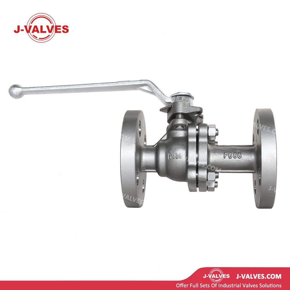 Quality Industrial Valve Product Made in China J-Valves Two Piece High Pressure CU5MCUC Flange End Nickel Alloy Ball Valve For Nuclear Power