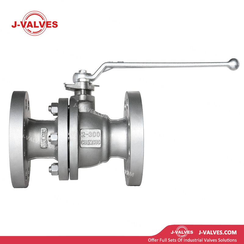 Quality Industrial Valve Product Made in China J-Valves Two Piece High Pressure DN50 CU5MCUC Flange End Nickel Alloy Ball Valve For Nuclear Power