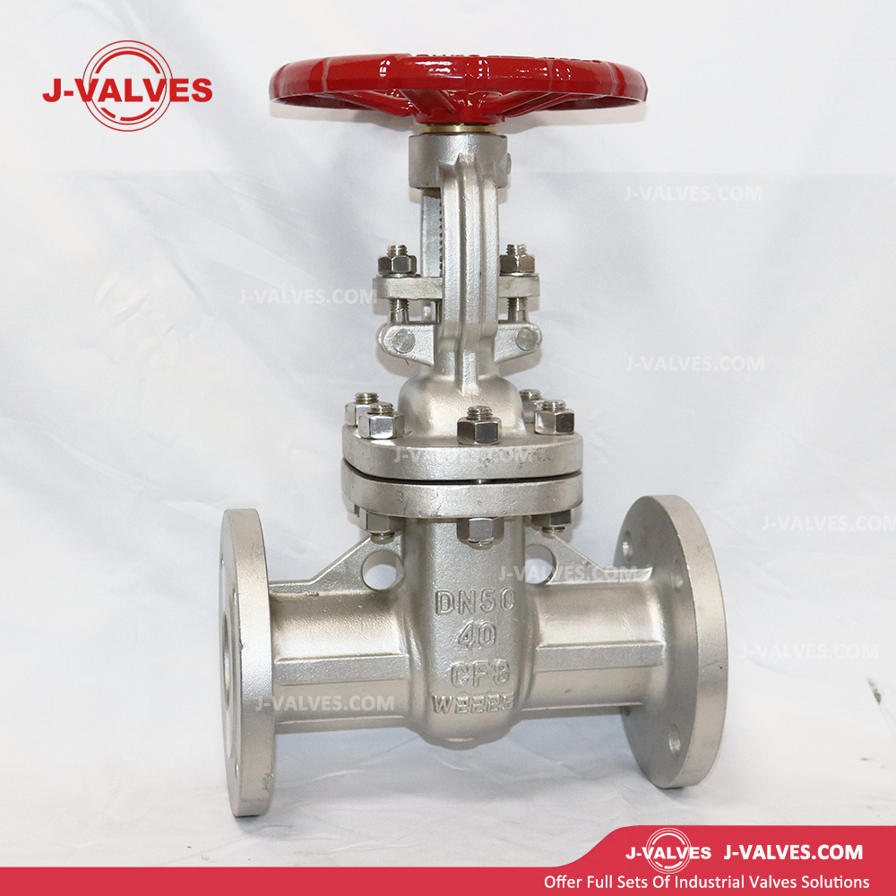J-Valves China Flange End GB Rising Stem Investment Wcb/CF8/CF8m Gate Valve