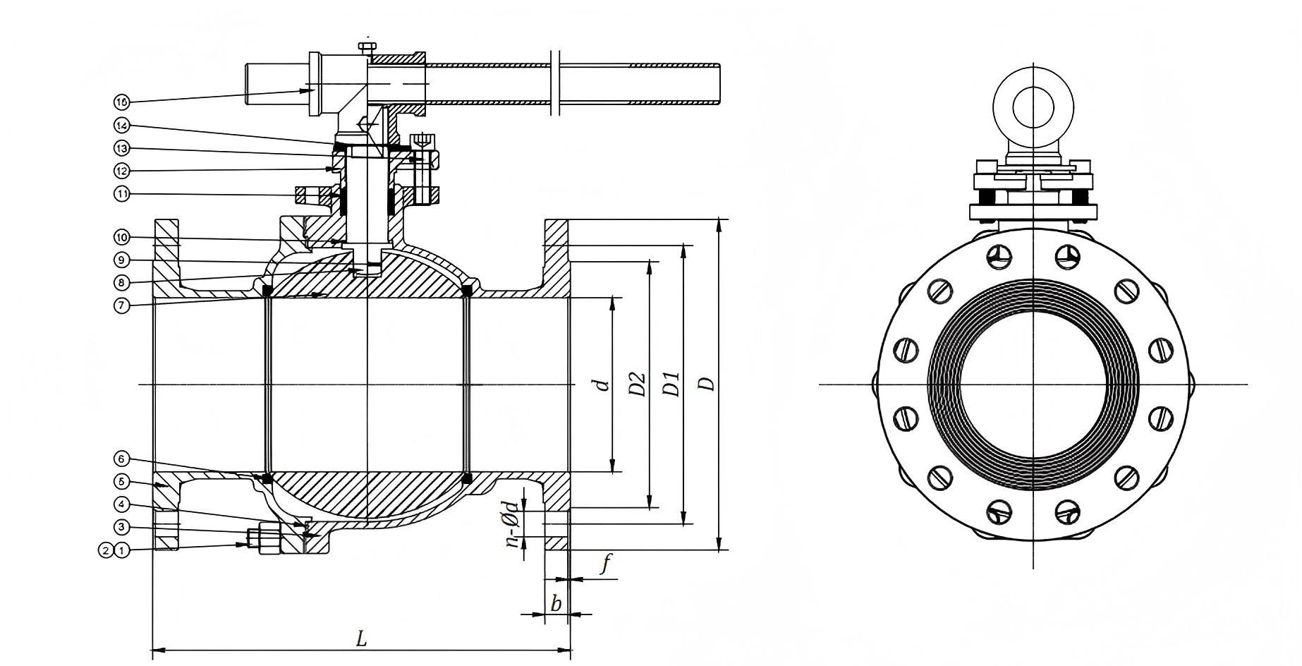floating ball valves