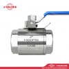 Quality Industrial Valve Product Made in China J-Valves 2'' 1000PSI Duplex Stainless Steel F51 Threaded End 2PC Ball Valve