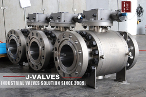 DN200 PN160 LF2M ASME nuclear grade valve, trunnion ball valve.jpg
