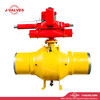 Gas Hydraulic Actuated Fully Welded Trunnion Mounted Ball Valve