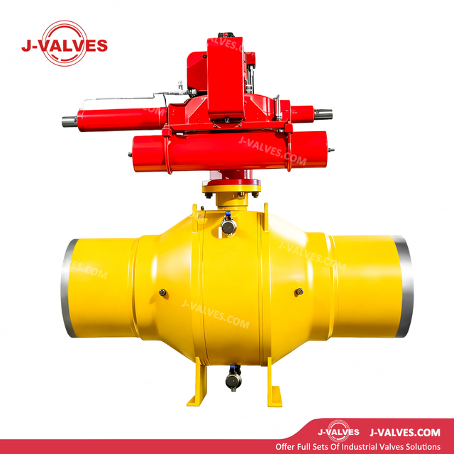 Gas Hydraulic Actuated Fully Welded Trunnion Mounted Ball Valve
