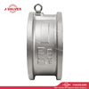 Quality Industrial Valve Product Made in China J-Valves Stainless Steel CF8m High Pressure Wafer Type Dual Double Plate Check Valve